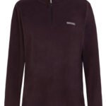 DEEP-PLUM Sweethart Lightweight Half-Zip Fleece Size 20 - 26