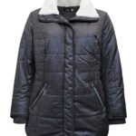 BROWN Lightly Padded Zip Front Jacket Size 22 - 26