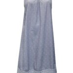 NAVY Pure Cotton Embroidered Nightdress Size 6 - 18