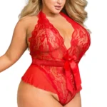 YesX YX856Q Hot Red Teddy Size XL- 4XL