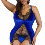 YesX YX847Q Gartered Babydoll Size XL- 4XL