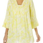 Bell Sleeve V-Neck Tunic Size 20 - 34