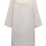BLUSH Woven Bead Embellished Shift Dress Size 18 - 22