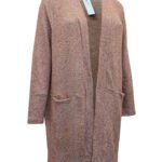 MAPLE Open Front Knitted Cardigan with Pockets Size 22-32