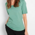 MINT Cotton Rich Square Neck Top Size 10 - 28