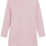 DUSTED-PINK Cotton Rich Slim Fit 3/4 Sleeve Top Size 12 - 24