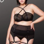 YesX YX868Q Three Piece Bra Set Size XL - 4XL
