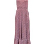 CORAL Holiday Ditsy Tassel Detail Jersey Maxi Dress Size 14 & 16