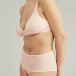 The Second Skin Stretch High Waist Brief Blush Pink Size XS - 2XL