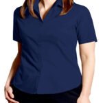 Disley FRENCH BLUE Cara Short Sleeve Easy Care Blouse Size 10 - 22
