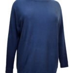 Curve NAVY Soft Knit Jumper Top Size 14 - 24