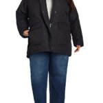 BLACK Quilted Barn Jacket Size 18 - 24