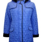 COBALT Hooded Diamond Quilted Coat Size 20 & 22 Only