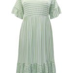 Curve SAGE Striped Maxi Dress Size 16 - 28