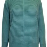 GREEN Ribbed Knit Jumper Size 22 - 26