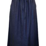 NAVY Linen Blend Maxi Skirt Size 14 - 30