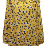 YELLOW Floral Print Blouson Sleeve Top Size 22 & 26