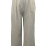 STONE Linen Blend Trousers Size 16 - 30