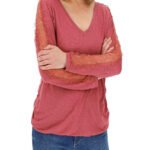 ROSE Lace Sleeve Top Size 18 - 32