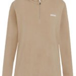 WARM-TAUPE Sweethart Lightweight Half-Zip Fleece Size 20 - 26