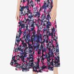 PURPLE/PINK Reversible Printed Pull On Skirt Size 14 - 46