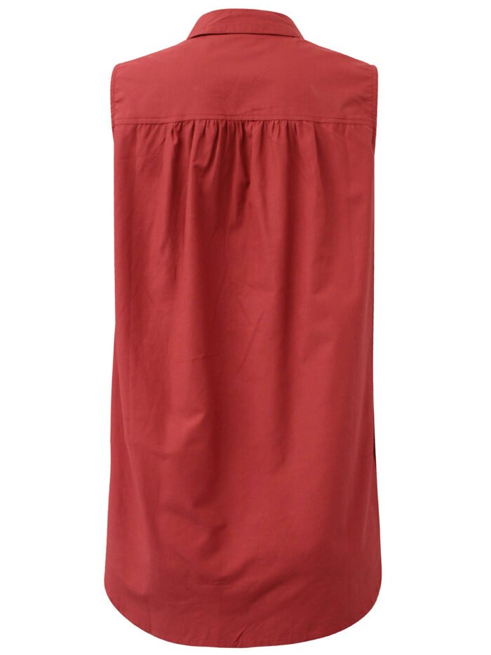 RED Perfect Sleeveless Shirt Size 14 - 28 - Image 4