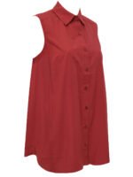 RED Perfect Sleeveless Shirt Size 14 - 28 - Image 3