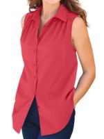 RED Perfect Sleeveless Shirt Size 14 - 28