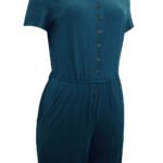 GREEN Dark Wreckage Film Stock Jumpsuit No Belt Size 16 - 18