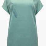 SAGE Printed Cap Sleeve T-Shirt Size 16 - 30