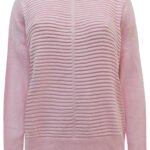 PINK Ribbed Knit Jumper Size 24 - 26