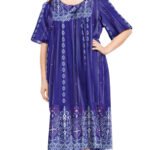 PURPLE Mixed Print Short Lounge Dress Size 16 - 24