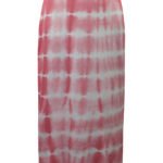 PINK Tie Dye Split Detail Maxi Skirt Size 14 - 24