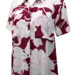 PINK Floral Print Woven Utility Blouse Size 14 - 20