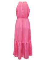 PINK Halterneck Georgette Maxi Dress Size 20 - 30 - Image 3