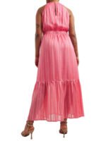 PINK Halterneck Georgette Maxi Dress Size 20 - 30 - Image 5