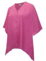PINK Hanky Hem Button Front Fresh Angle Blouse Size 20 - 38