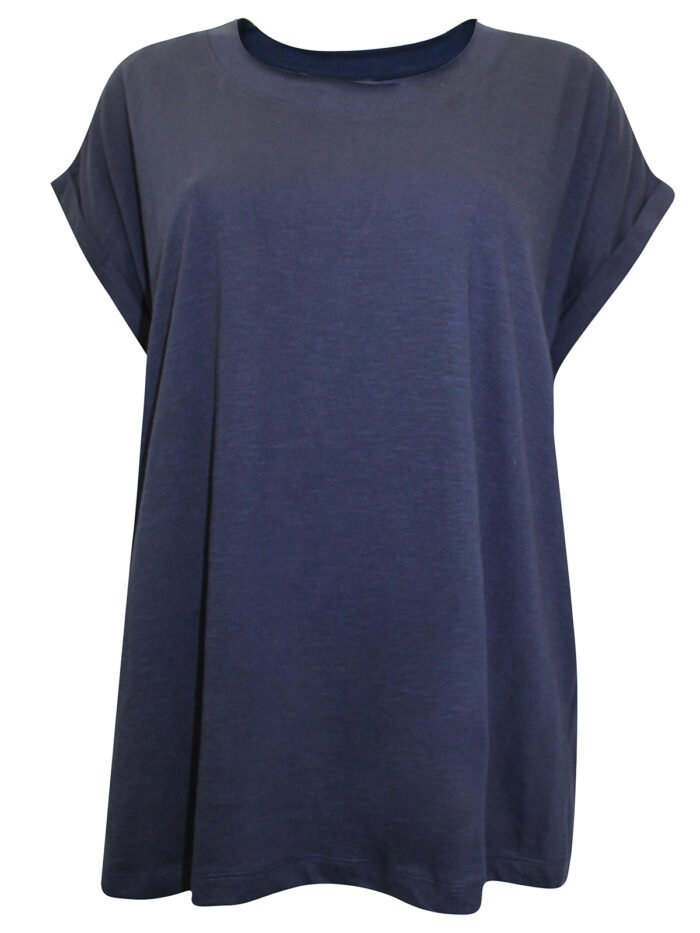 NAVY Pure Cotton Short Sleeve T-Shirt Size 10 - 28 - Image 1