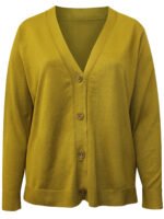OLIVE Fine Knit V-Neck Cardigan Size 18 - 28
