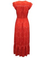 RED Printed BoHo Cham Lace Maxi Dress Size 14 - 32 - Image 10