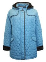 PETROL Hooded Diamond Quilted Coat Size 24 Only**