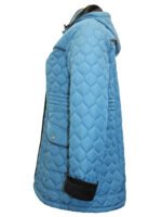 PETROL Hooded Diamond Quilted Coat Size 24 Only** - Image 4