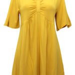 MUSTARD Angel Sleeve Swing Top Size 10 -24