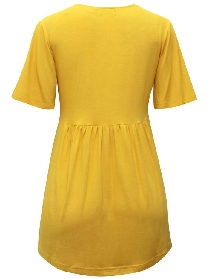 MUSTARD Angel Sleeve Swing Top Size 10 -24 - Image 3