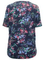NAVY Pure Cotton Floral Print Short Sleeve Top Size 14 - 28 - Image 3