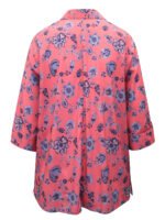 PINK Floral Print 3Q Sleeve Opaque Crepe Timeless Blouse Size 20 - 30 - Image 6