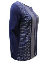 NAVY Pure Cotton Mixed Spot Print 3/4 Sleeve Top Size 16 -26 - Image 3