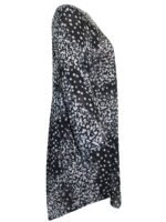 Originals BLACK Animal Print Stretch Tunic Top Size 18 - 24 - Image 4