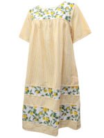 National ORANGE Striped Chambray Lounge Dress Size 18 -28 - Image 4