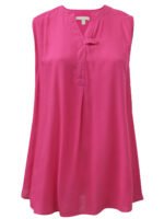 PINK Bright Rose Sleeveless Tab Front Tunic Size 16 - 42 - Image 2